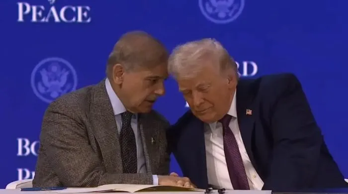 PM Shehbaz Sharif and President Donald Trump at the Peace Summit