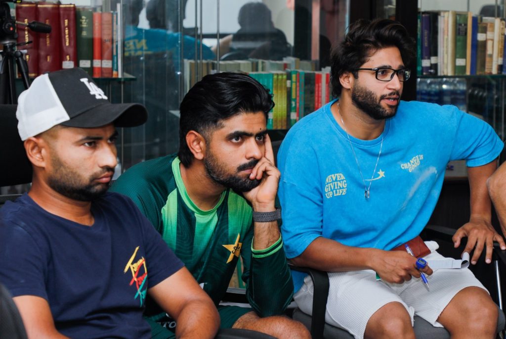 Cricketers attending Beaconhouse communication skills training in partnership with PCB.